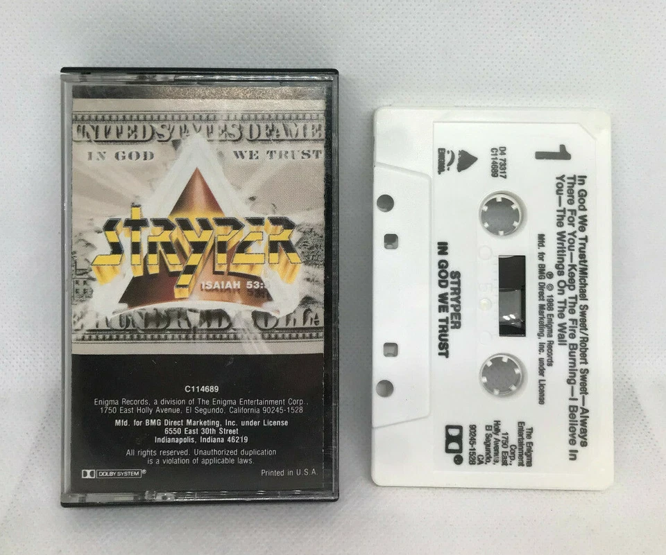 Stryper In God We Trust Cassette 1998 TESTED - Image 1 of 1