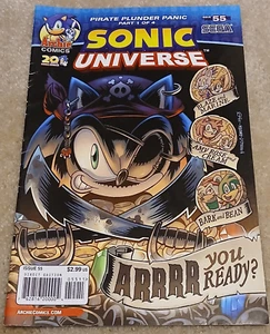 Sonic Universe #55 (Archie Comics, October 2013) Pirate Plunder Panic  1 of 4 - Picture 1 of 4
