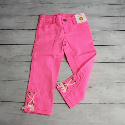 Pantalones de mezclilla recortados Gymboree rosa para niña talla 5 Foto 1 de 4
