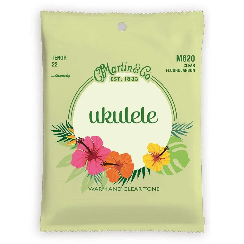 Martin M620 Clear Fluorocarbon Tenor Ukulele Strings Uke String Set - Image 1 of 1