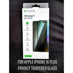 CLICK Privacy Shield Displayschutzfolie für iPhone 16 Plus HARTGLAS - Bild 1 von 5