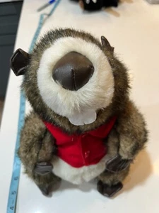 Plush Stuffed Animal Chelsea MIT Beaver Mascot NEW 10 inches Massachuetts Instit - Picture 1 of 6