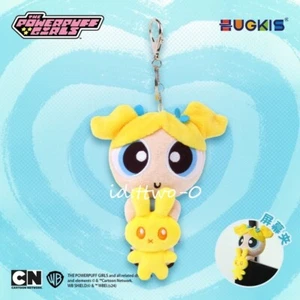 Bubbles The Powerpuff Girls Key Chain Keychain Bag Charm Plush Toy 5" - Bild 1 von 4