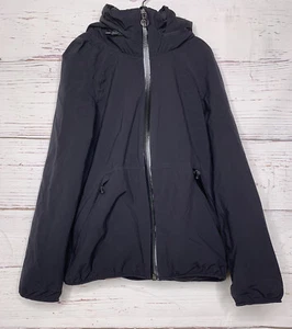 Ivivva by Lululemon Girls Size 6 Black Hidden Hood Hooded Windbreaker Jacket - Picture 1 of 10