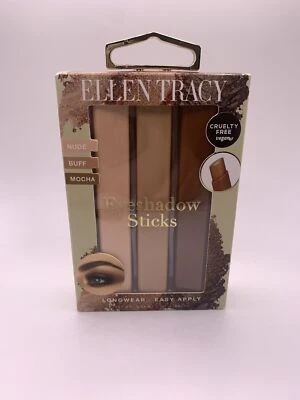 Juego de 3 palos de sombra de ojos Ellen Tracy Nude,Buff,Mocha Longwear Foto 1 de 4