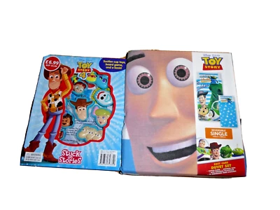 Toy Story BEST BUDDIES size Single Duvet Cover Set & STUCK ON STORIES BOOK GAME - Image 1 of 4