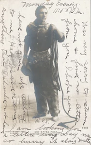 Guy Bates Post as “Steve” in “The Virginian” RPPC 1905 Cowboy Actor - Picture 1 of 2