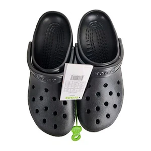 Crocs Classic Clog Slip On Sandals Waterproof Recovery Black 10001-001 Mens 11 - Picture 1 of 15