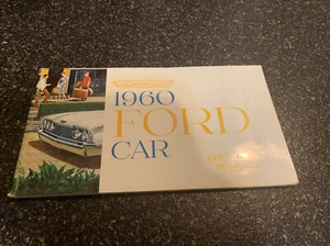 Vintage 1960 Ford Car Owner’s Manual -FREE SHIPPING - Picture 1 of 3