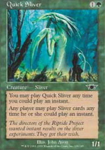 4x Quick Sliver ~ Heavily Played Legions MTG Magic x4 4 UltimateMTG Playset Gree - Image 1 of 1