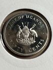1966 UGANDA 50 CENTS COIN