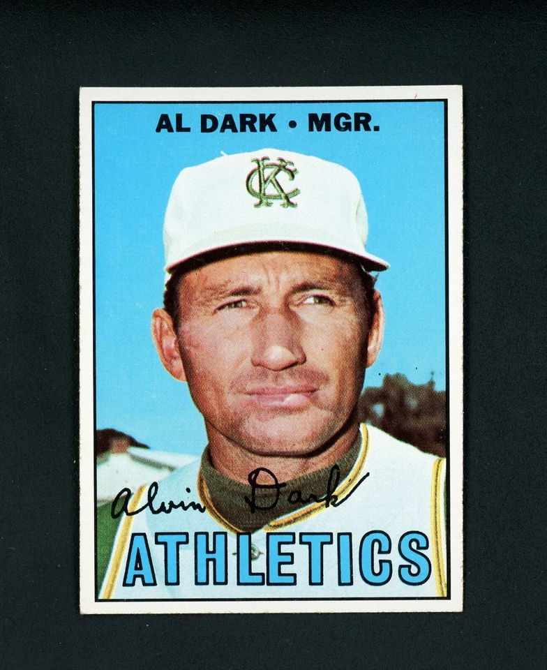 Al Dark 1967 Topps - Kansas City Athletics #389 casi nuevo-como nuevo+ Foto 1 de 2