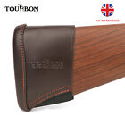 Tourbon Leather Recoil Pad Hunting Shotgun Rifle Protector Slipon Stock Cover Uk