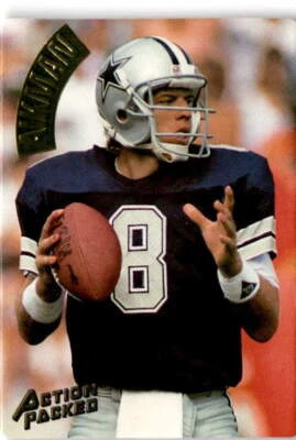 1994 Action Packed #20 Troy Aikman Dallas Cowboys - Image 1 of 2