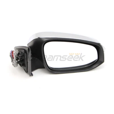 Espelho de asa de porta lateral direita para Toyota Hilux Revo 2015-23 com seta 5 pinos - Imagem 1 de 4