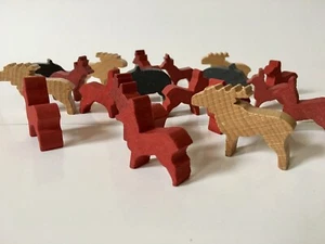 DDR Holz Figuren 19 Holztiere - Bild 1 von 5
