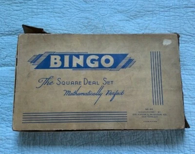 Vintage 1936 Bingo Game Selchow & Richter - Image 1 of 4