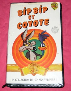 VHS. Bip Bip et Coyote. La Collection du 50e anniversaire. Warner Bros. 1990. - Picture 1 of 3