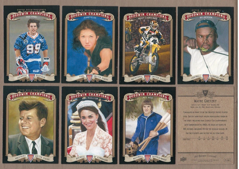 2012 Upper Deck Goodwin Champions Base Set Single Cards UD #1-150 - Image 1 of 1