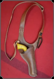 Improved Texas Shoulder Holster for 4.75 - 5.5 in Barrels Right Hand Draw - Picture 1 of 13