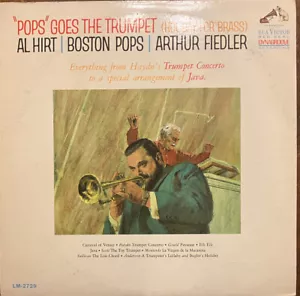 "Pops" Goes The Trumpet (Holiday For Brass) Al Hirt RCA Victor - VG+- Shaded Dog - Picture 1 of 4