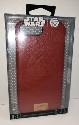 Funda Hex Star Wars Snap-In Para iPhone 8 7 6 Plus, 6S Plus Boba Fett Rojo Oscuro Nueva Foto 1 de 4
