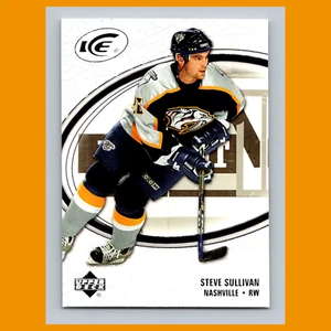 Steve Sullivan #53 2005 Upper Deck Ice Nashville Predators Hockey Card NHL NM - Foto 1 di 3
