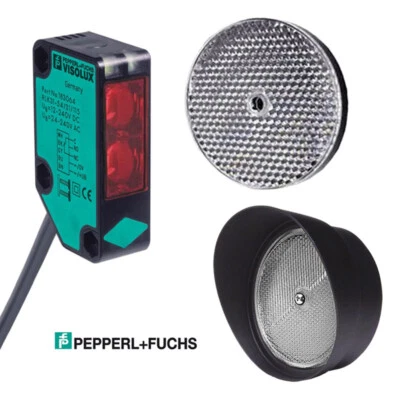 Reflektor Reflex Lichtschranke 12m 24-240V AC 12-240V DC Tor Antrieb Schiebetor - Bild 1 von 4