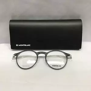 Montblanc MB0099O 001 48-21-145 mit silberner Brillenfassung, grau - Bild 1 von 6
