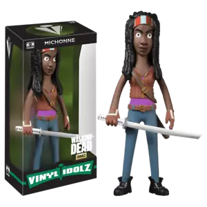MICHONNE #9 Figura in vinile Idolz The Walking Dead in vinile - Foto 1 di 8