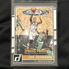 2015-16 Donruss Press Proof Gold Joe Johnson 3/10 Brooklyn Nets 