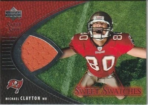 Michael Clayton 2004 Upper Deck Sweet Spot Football Sweet Swatches #SW-MC - Picture 1 of 2