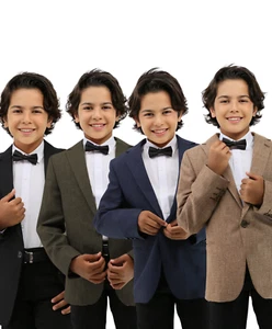 Boys Textured Tweed Blazer – Formal Smart Casual Jacket for Special Occasions - Picture 1 of 23