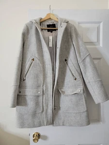 J Crew Tall Chateau Parka J8374, Grey 10T NWT - Picture 1 of 9