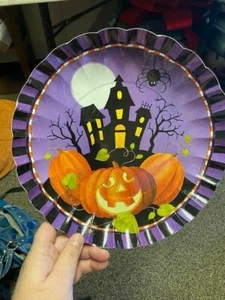 Halloween Haunting 11 Inch Paper Tray Halloween Party Decorations New!!! - Picture 1 of 2