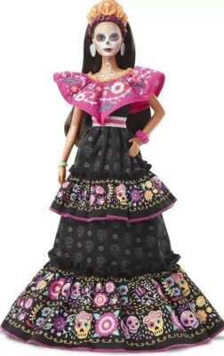 Barbie Dia De Los Muertos Doll 2021 Day Of The Dead IN HAND  - Image 1 of 4