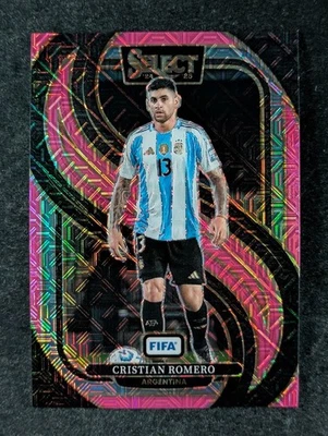2024-25 Panini Select FIFA CRISTIAN ROMERO 13/299 Pink Mojo Prizm Mezzanine #161 - Image 1 of 3
