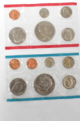 1973 US Mint 13 Coin Set NO Envelope - Image 1 of 4