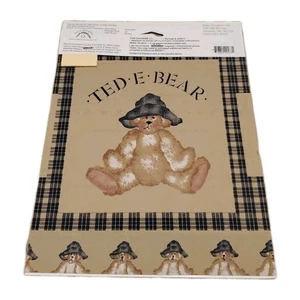 Daisy Kingdom Country Cut Outs No Sew Applique “Ted E Bear” 1994 Teddy Bear - Picture 1 of 2