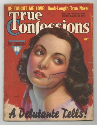 True Confessions Magazine #206 GD 2.0 1939 - Image 1 of 2