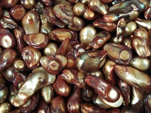 Freshwater Pearls 50g Irregular DIY Jewellery Bracelets Earrings Necklaces - Picture 1 of 2