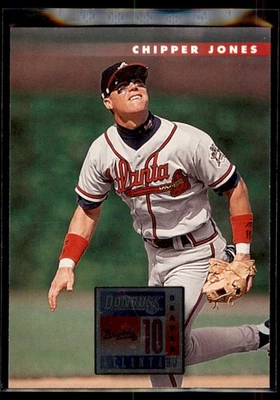 1996 Donruss Chipper Jones #437 Atlanta Braves - Image 1 of 2
