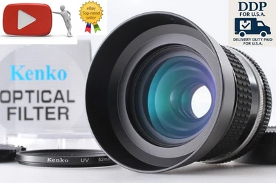 w/ Hood HN-3 [Top MINT] Nikon Nikkor Ai-s Ais 35mm f2 Wide Angle Lens From JAPAN - Image 1 of 4