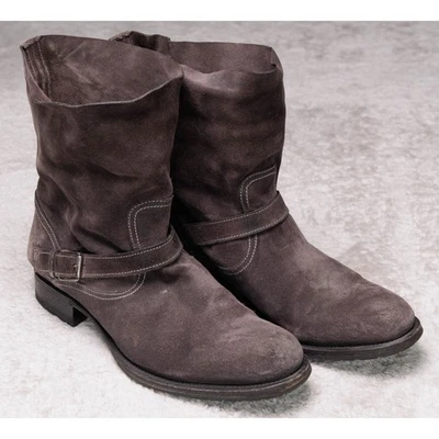 N.D.C. Botas hechas a mano holgadas de gamuza marrón para mujer talla EU 39.5 US 8.5 Foto 1 de 4