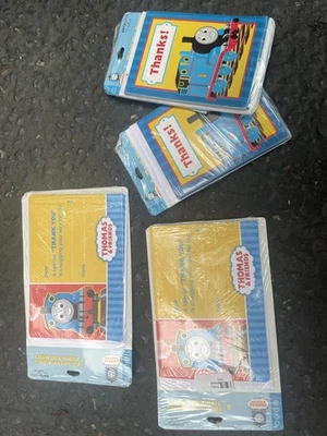 Thomas And Friends Thank You Cards- 2 Different types (Lot Of 4) - Image 1 of 3