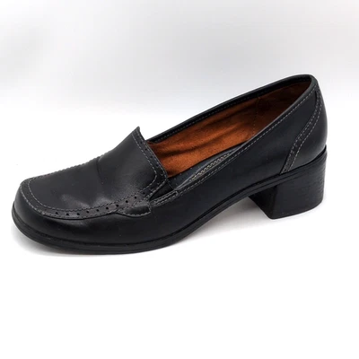 Mocasines Naturalizer Mujer Simbolizar Negro 10 Cuero Zapatos sin Cordones Elásticos Foto 1 de 4