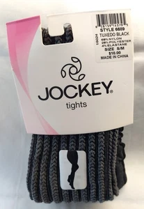 1 Paar - "Jockey Strumpfhose" Smoking schwarz - Style 6689 - Größe S/M - Bild 1 von 3