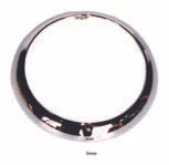 Omix Headlight Bezel Kit Fits: 1959-1966 Jeep CJ3, 1959-1971 Jeep CJ5, 1966-1968 — 第 1/4 张图片