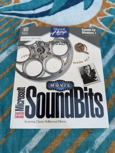 Microsoft Home Movie Soundbits Vintage Nieotwarte oprogramowanie 1994 VTG Promocyjne - Zdjęcie 1 z 6