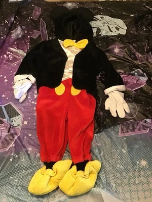 Disfraz Infantil Disney Mickey Mouse 18 Meses - Usado  Foto 1 de 4